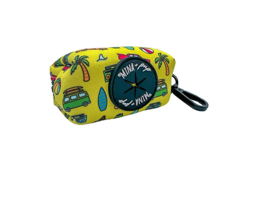 Beach Bum Poop Bag Holder with Roll of Poop Bags Inside